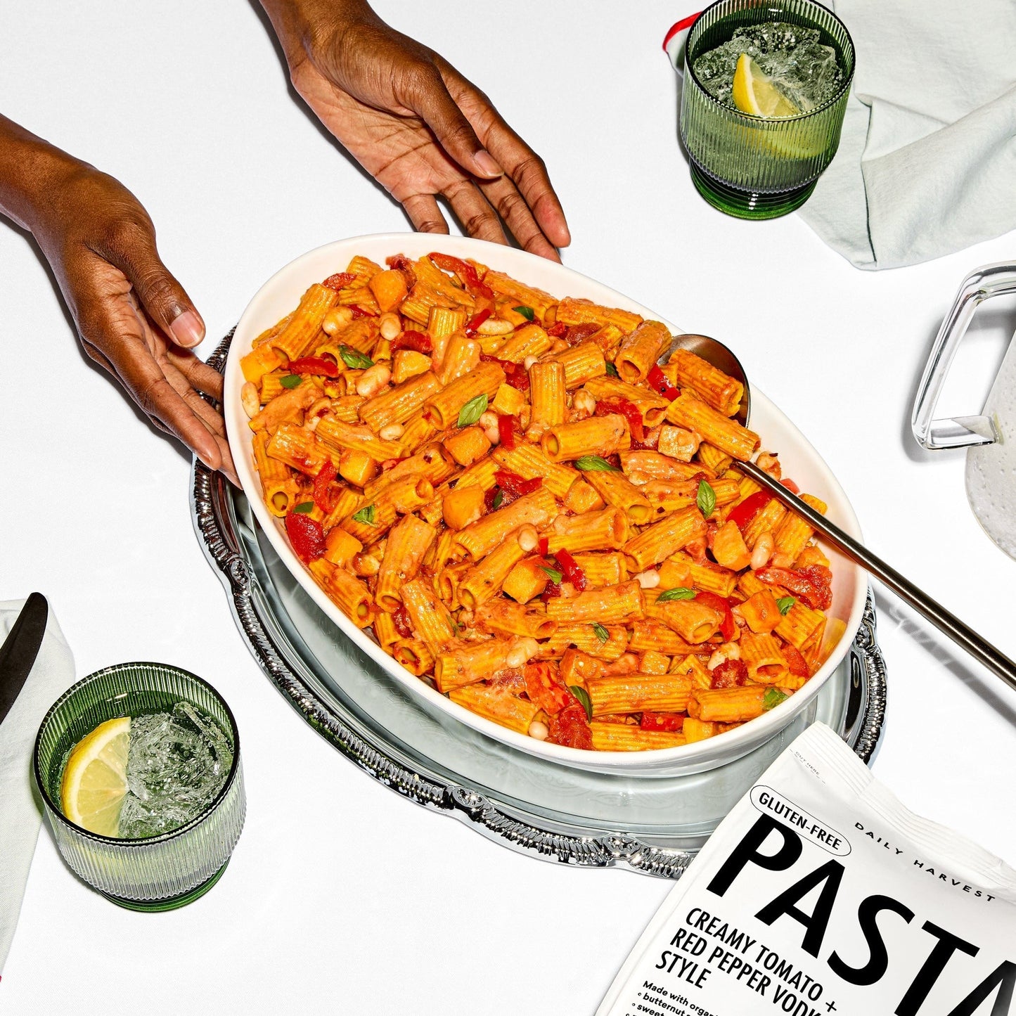 Creamy Tomato + Red Pepper Vodka Style
